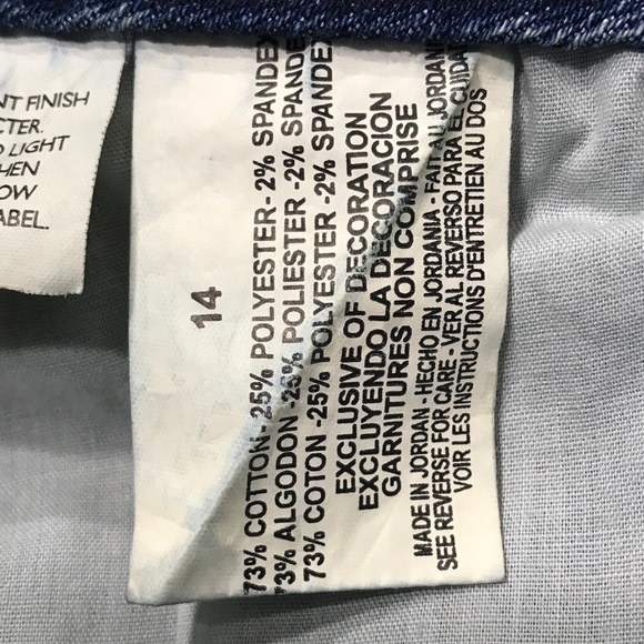 Nine West Jean Shorts Size 14/31 - Picture 5 of 6